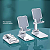 Suporte de Mesa para Celular Ajustável Articulado KinGo ABS S570 Branco - Imagem 4