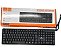 Teclado com Fio Lehmox LEY-1603 Preto Padrão para Computador/ Notebook - Imagem 1