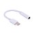 Cabo Adaptador Usb Tipo C Para Fones De Ouvido Verde - Branco - Imagem 2