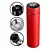 Garrafa Térmica Led Em Aço Inox Temperatura Digital 500ml Vermelha - BEER PINTS - Imagem 1