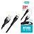 Cabo Lightning/USB de 20W 1M CB612 Preto Kimaster - Imagem 1