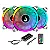 Kit 3 Cooler Fan Rise Mode Energy FN-02RGB-5V 120mrn ARGB - Imagem 1