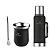 Kit de Chimarrão Completo Vacuum Flask Set Preto 1.2L 8160 - Imagem 1