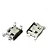 Conector de Carga Micro USB Tipo 3 Moto G1, Moto E1 - Imagem 1