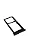 Gaveta chip Motorola Moto G53 Preto - Imagem 1