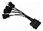 Cabo adaptador Multi Fan Molex 4 Coolers 3 e 4 pinos - Imagem 2