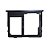 Gaveta chip Samsung Galaxy J6 Plus Preto - Imagem 1