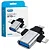 Adaptador Otg Usb 3 Em 1 V8 Tipo C E Lightning Knup - Kp-Hm006 13163 - Imagem 1