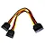 Cabo De Energia 2 Sata 15P Fêmea X 1 Sata 15P Macho Grasep - D-Cic03 12321 - Imagem 3