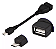 Cabo Otg Micro-Usb V8 Com Suporte A Teclado Mouse E Pendrive Le-0152 Altomex Al-21-V8 - Imagem 3
