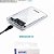 Case Gaveta Para Hd Ssd Externo Transparente Tipo C Exbom Cghd-35 - Imagem 4