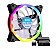 Cooler Gamer Rgb 120Mm Com Alta Rotação E Iluminação Personalizada Kp-Vr307 - Imagem 1