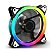 Cooler Gamer Rgb 120Mm Com Alta Rotação E Iluminação Personalizada Kp-Vr307 - Imagem 2