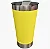 Copo Térmico Beer Pint 16Oz 473Ml Aço Inox, Abridor Amarelo - Imagem 1