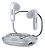 Fone Bluetooth Enc Kaidi Kd7021 Com Cancelamento De Ruído Branco - Imagem 1