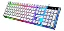 Teclado Retroiluminado Gamer Abnt2 Com Fio Usb E Iluminação Rgb Lehmox Ley-2085 Branco - Imagem 1