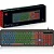 Teclado Retroiluminado Multimídia Gamer Com Iluminação Rgb Knup Kp-Te13 - Imagem 1