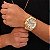 Relógio Masculino Em Metal Com Pulseira Ajustável W-8164 - Imagem 2