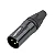CONECTOR XLR MACHO DE LINHA 3 PINOS - Imagem 1