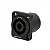 CONECTOR SPEAKON 4 POLOS FÊMEA DE PAINEL QUADRADO - Imagem 1