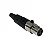 CONECTOR MINI XLR FÊMEA DE LINHA 3 PINOS - Imagem 1