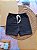 Shorts Moletinho Preto - Imagem 1