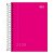 AGENDA 2026 ESPIRAL 117X164 160FLS PEPPER ROSA TILIBRA - Imagem 1