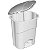 LIXEIRA 40L COM PEDAL BRANCA PARAMOUNT - Imagem 2