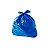 SACO DE LIXO 40L 50x60x0,04 C/100 AZUL - Imagem 1