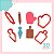 Kit Cortadores Utensílios Confeitaria - 4cm - Imagem 1