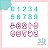 Kit Cortadores Numerais 2cm - Imagem 1