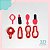 Kit Cortadores Itens de Beleza - 3cm - Imagem 1