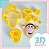 Kit Cortadores Turma Ursinho Amarelo - 5cm - Imagem 2