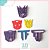 Kit Cortadores Transformados   4cm - Imagem 1