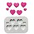 Molde de Silicone para Artesanato - Mini Apliques de Corações - Imagem 2