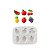 Molde de Silicone para Artesanato Mini Aplique - Frutas - Imagem 3