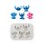 Molde de Silicone Alimentício Apliques - Alienígena Azul - Imagem 1