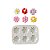 Molde de Silicone para Artesanato Mini Apliques - Flores - Imagem 3