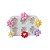 Molde de Silicone para Artesanato Mini Apliques - Flores - Imagem 2