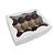 Caixa Branca para 12  Doces – Com visor – 10 Unid. - Imagem 1
