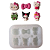 Molde de Silicone para Artesanato - Gatinha Japonesa - Imagem 2