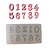 Molde de Silicone para Artesanato - Numerais - Imagem 3