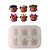 Molde de Silicone para apliques de Artesanato - Ursinhos - Imagem 1