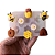 Molde de Silicone para apliques de Artesanato - Abelhinha - Imagem 3