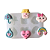 Molde de Silicone para apliques de Confeitaria - Chuva de Amor - Imagem 2