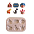 Molde de Silicone para apliques de Confeitaria - Circo - Imagem 2