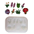 Molde de Silicone para apliques de Confeitaria - Folhagem - Imagem 3