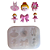 Molde de Silicone para apliques de Confeitaria - Bailarina - Imagem 3