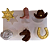 Molde de Silicone para apliques de Confeitaria - Cowboy - Imagem 3