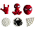 Molde de Silicone para apliques de Confeitaria - Heroi Aranha - Imagem 3